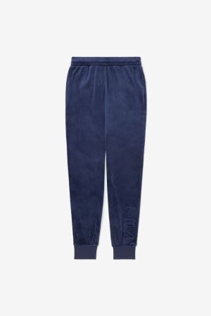 FILA Vinny Velour Joggers Navy,Mens Clothing | CA.SEAGLZ391